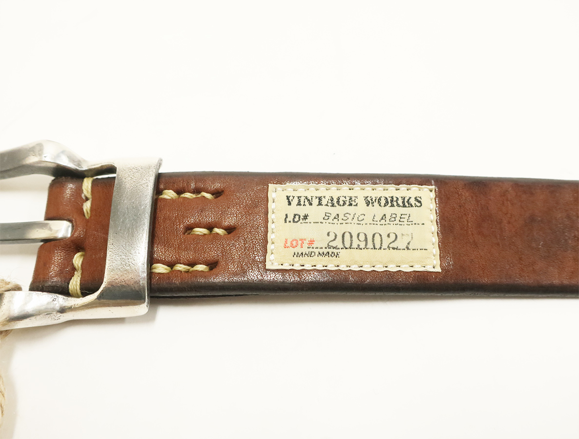 VINTAGE WORKS (ヴィンテージワークス) レザーベルト | 正規取扱店 