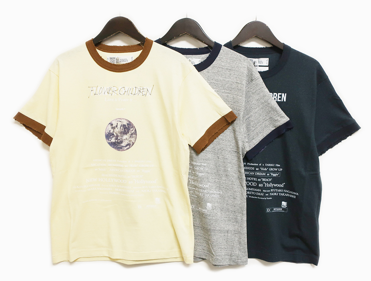 美品 DAIRIKU Earth Thrift Trim TEE 704O▲ Earth Thrift Trim Tee (21SS C-9) | DAIRIKU / カットソー (MEN