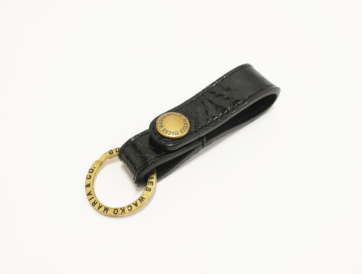 WACKO MARIA PYTHON LEATHER KEY HOLDER