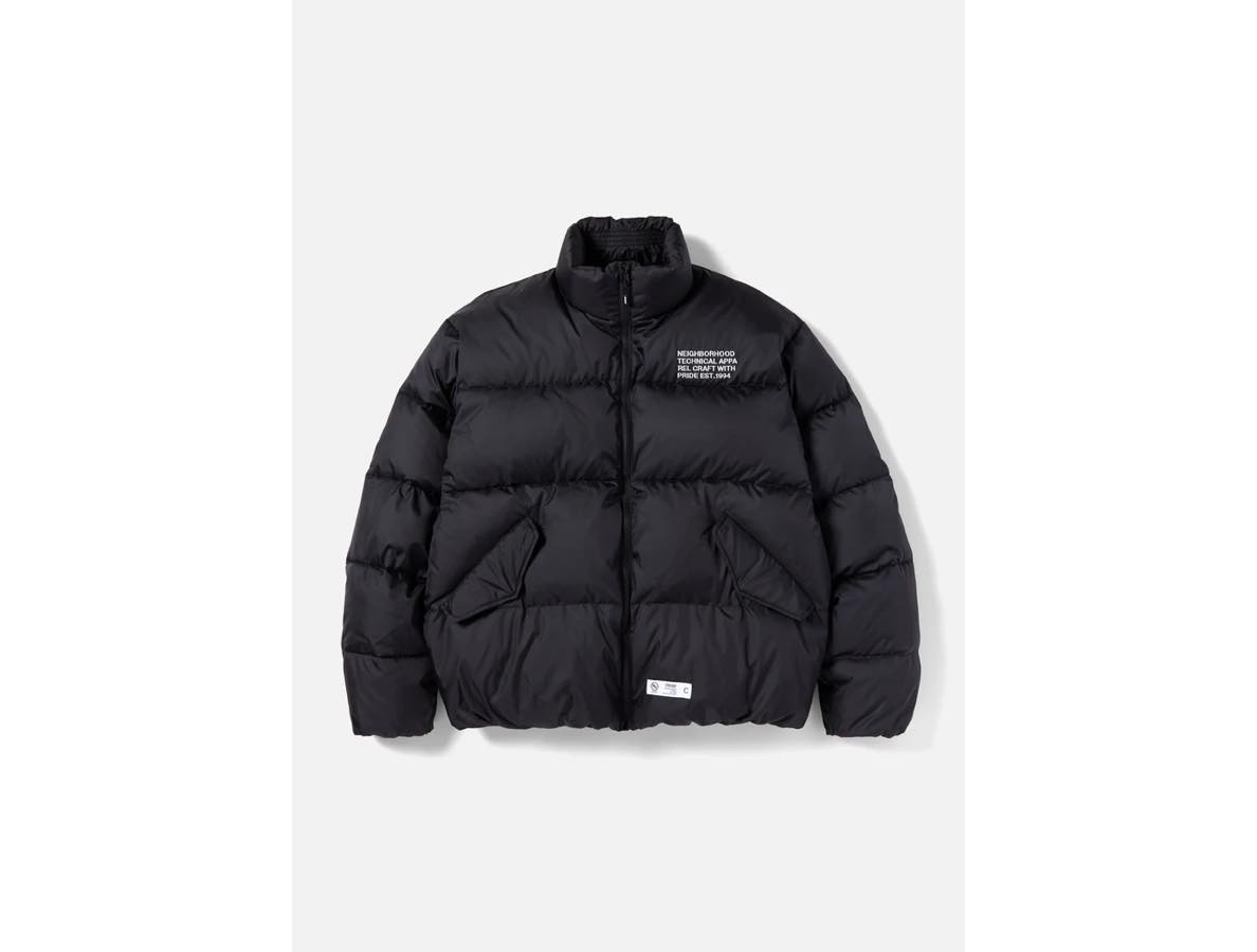 シャイニングゴールデン 22AW NEIGHBORHOOD DOWN JK . PE / BLACK M 
