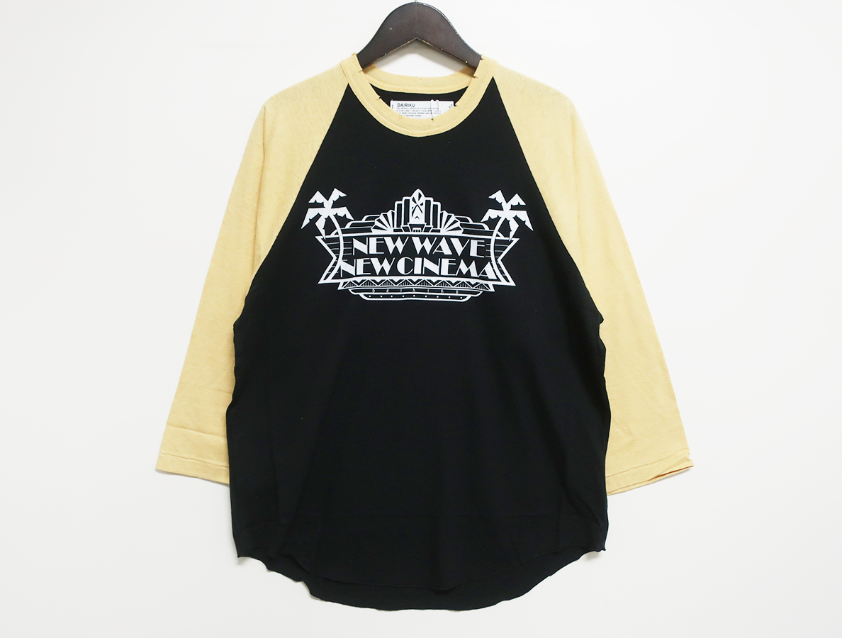 DAIRIKU×BEAMS×SSZ TELEVISIOM Raglan Tee | angeloawards.com