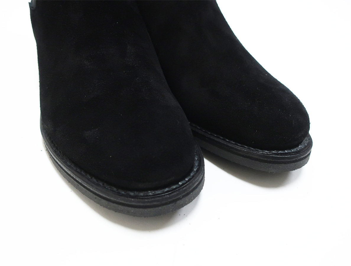MINEDENIM Suede Leather Side Gore Boots [BLACK] 通販・正規取扱店