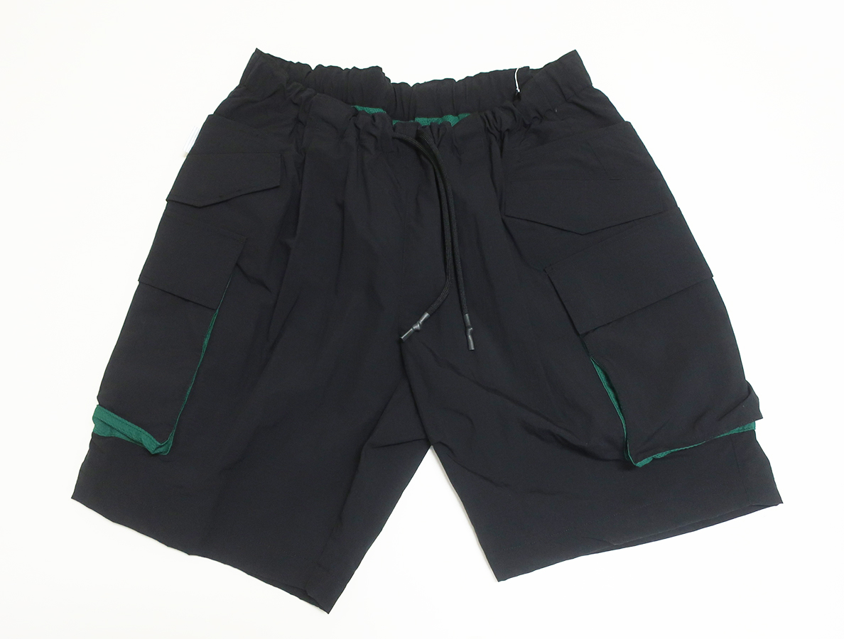 幅広type 新品未使用タグ付きS.F.C 6POCKETSHORTS BLACK GREEN
