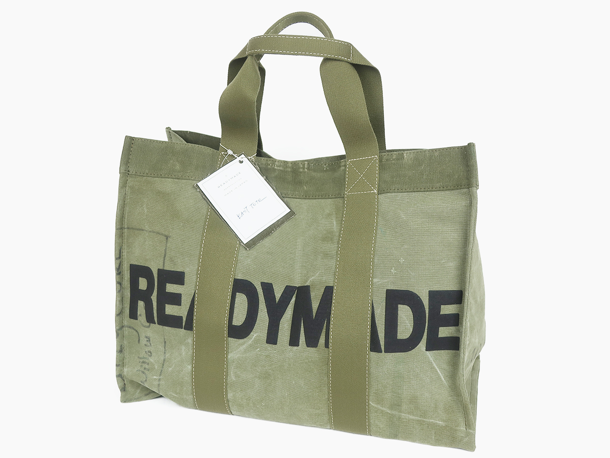 READYMADE EASY TOTE LARGE GREEN BAG