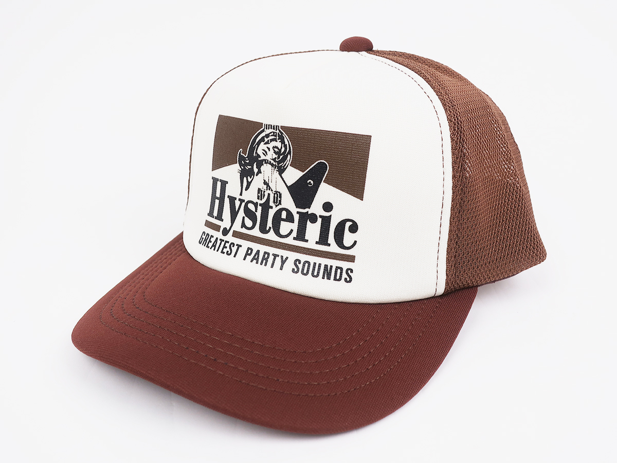 HYSTERIC GLAMOUR GUITAR GIRL メッシュキャップ 通販 | 正規取扱店