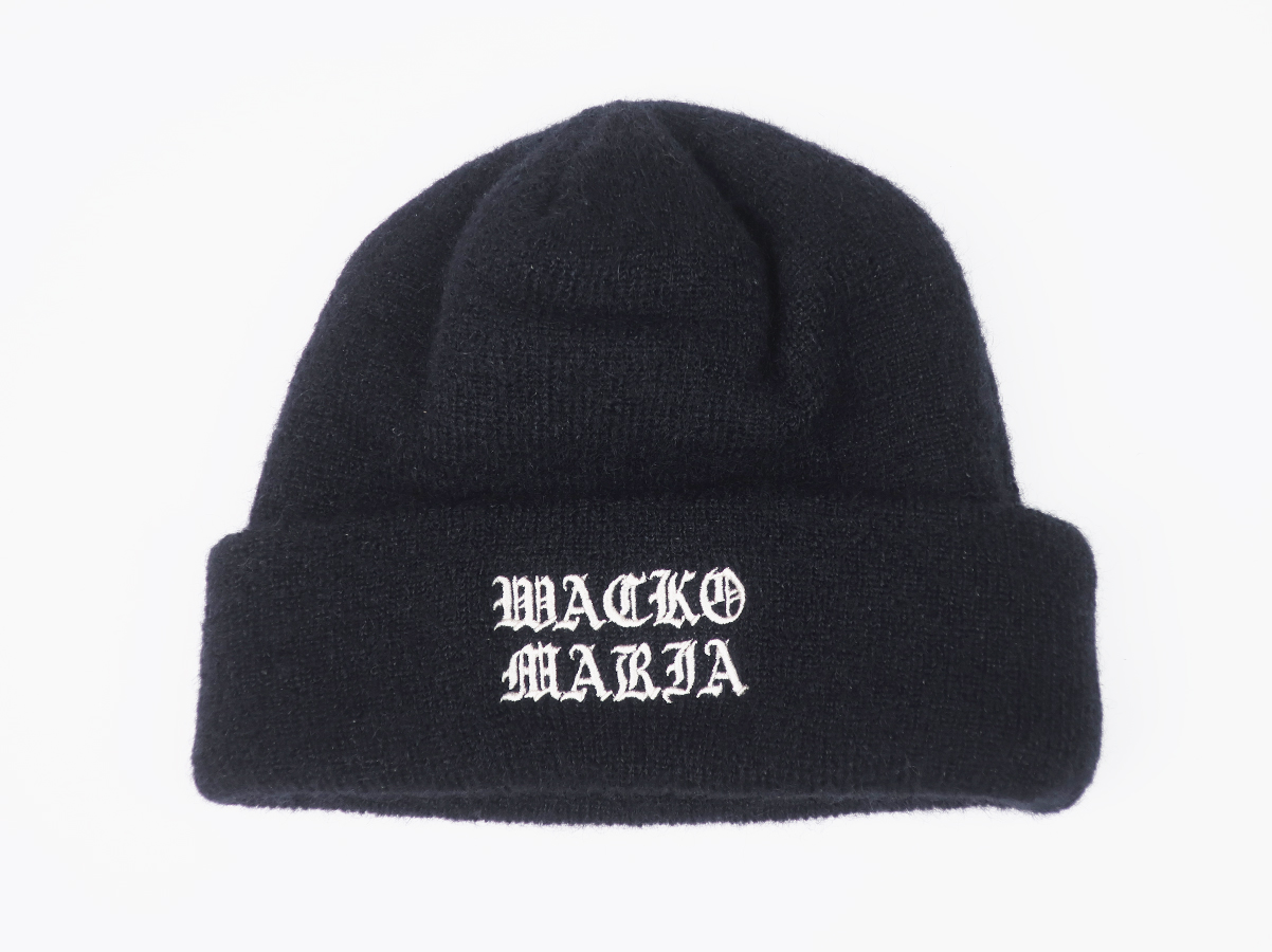 【新品】WACKO MARIA MOHAIR KNIT WATCH CAP 黒