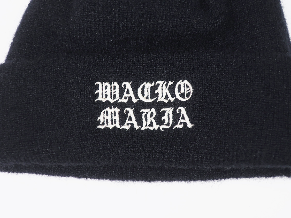 【新品】WACKO MARIA MOHAIR KNIT WATCH CAP 黒