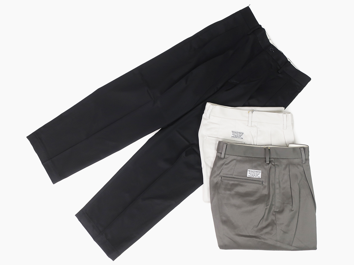 WACKO MARIA DOUBLE PLEATED CHINO TROUSERS 通販   正規取扱店   CHOOSE