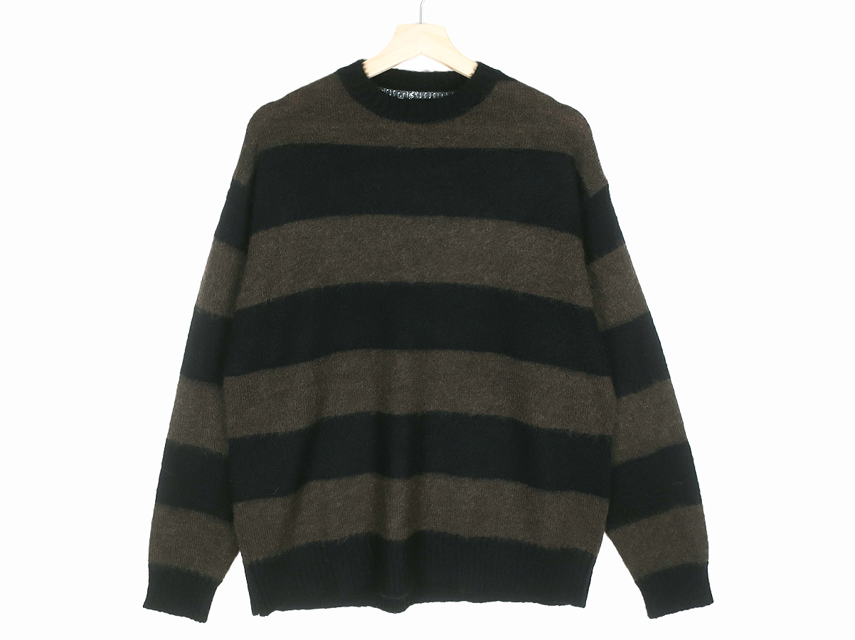 NUMBER (N)INE | STRIPED MOHAIR KNIT PULLOVER 通販 正規取扱店 - CHOOSE