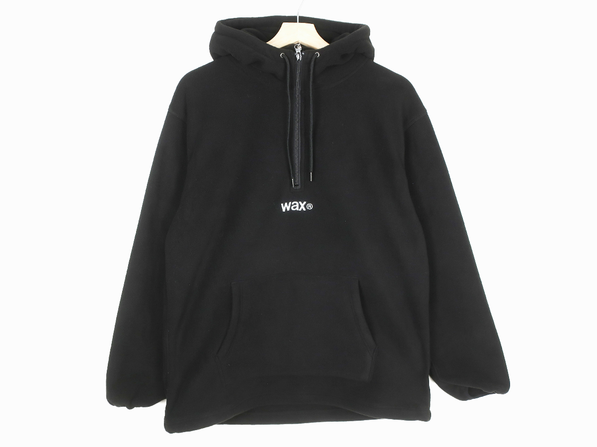 WAX Freeze half zip hoodie BLUE WX-0309M