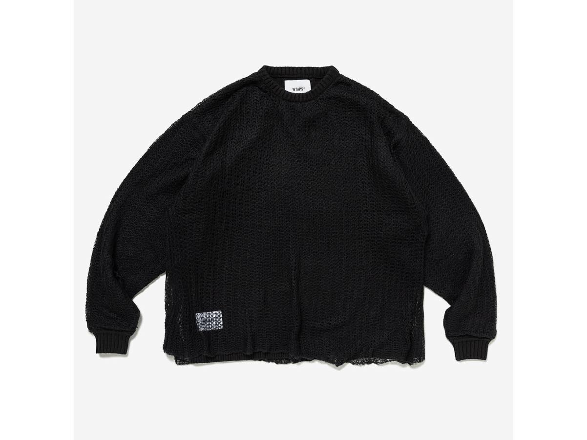 23aw wtaps OBSVR SWEATER ACRYLIC X3.0 黒