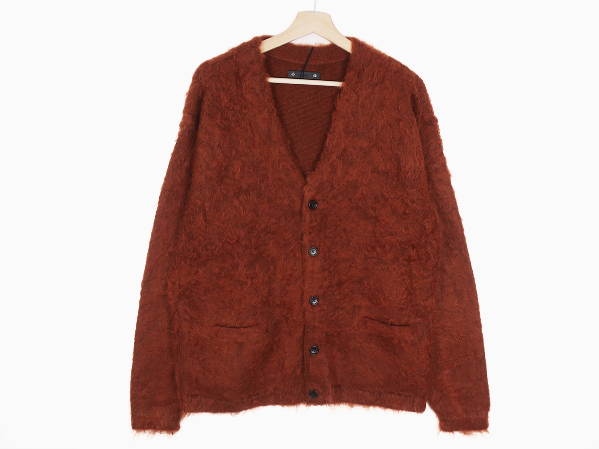 SHAGGY MOHAIR KNIT CARDIGAN 通販 正規取扱店 - CHOOSE