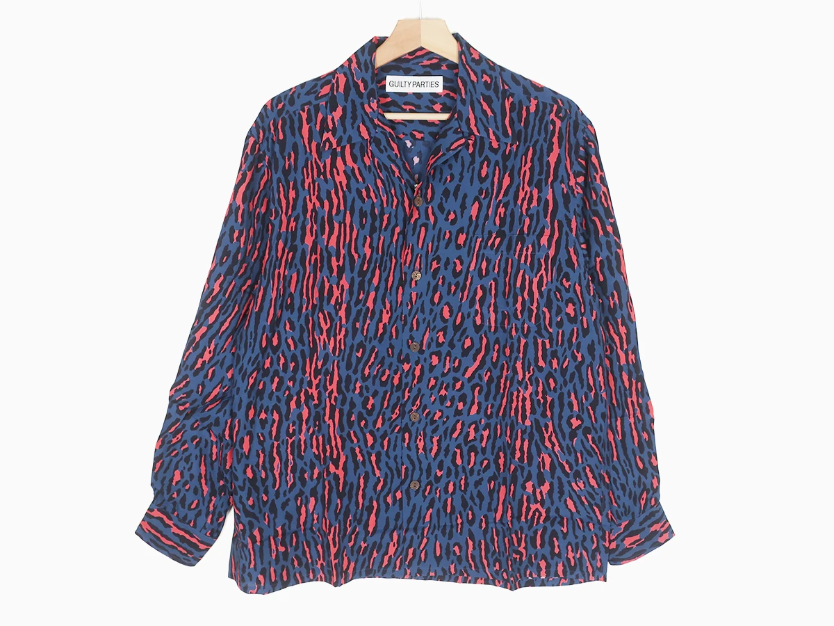 WACKO MARIA LEOPARD HAWAIIAN SHIRT Lサイズ