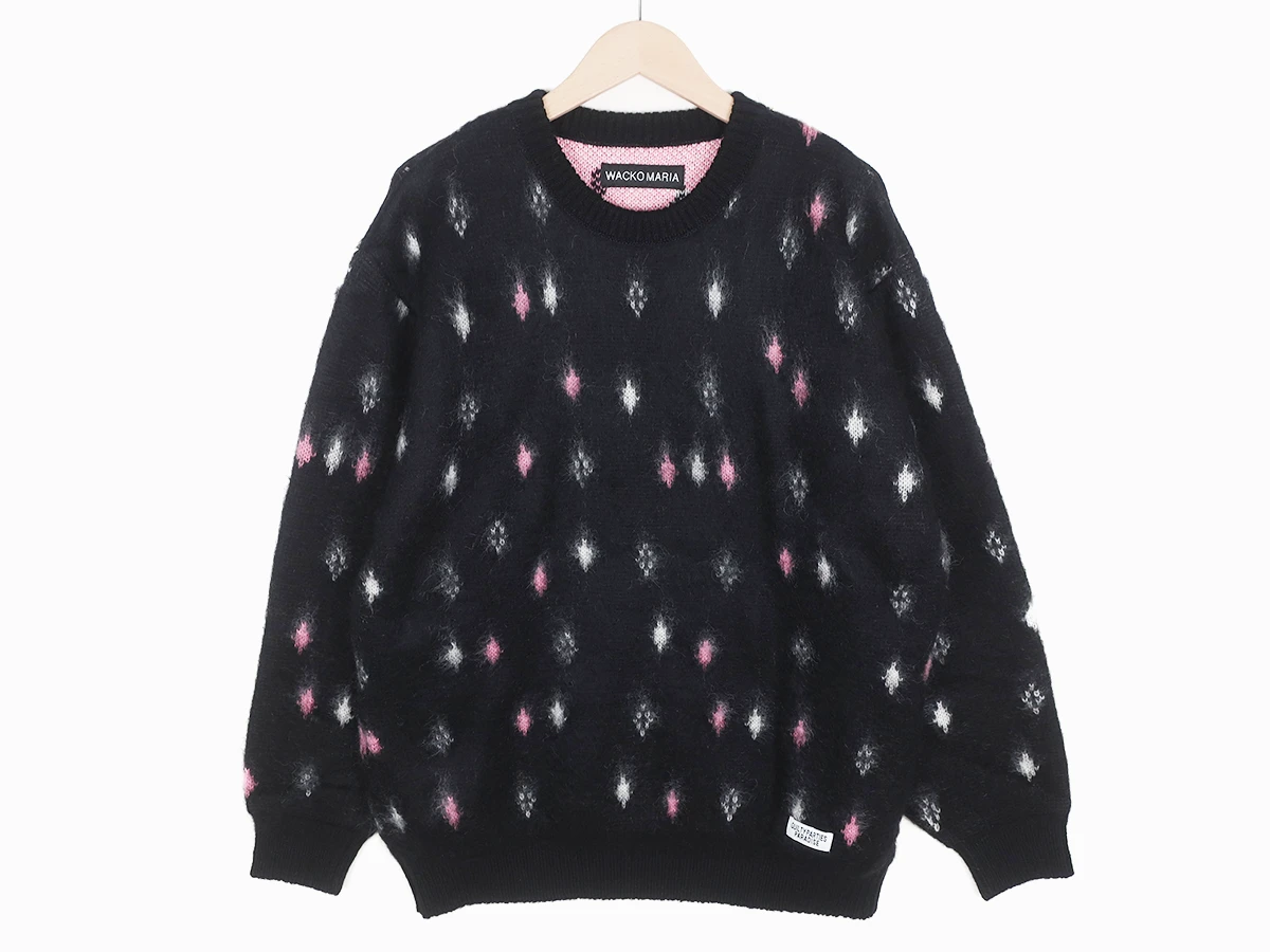 WACKO MARIA クルーネックモヘアニット M WACKO MARIA(ワコマリア