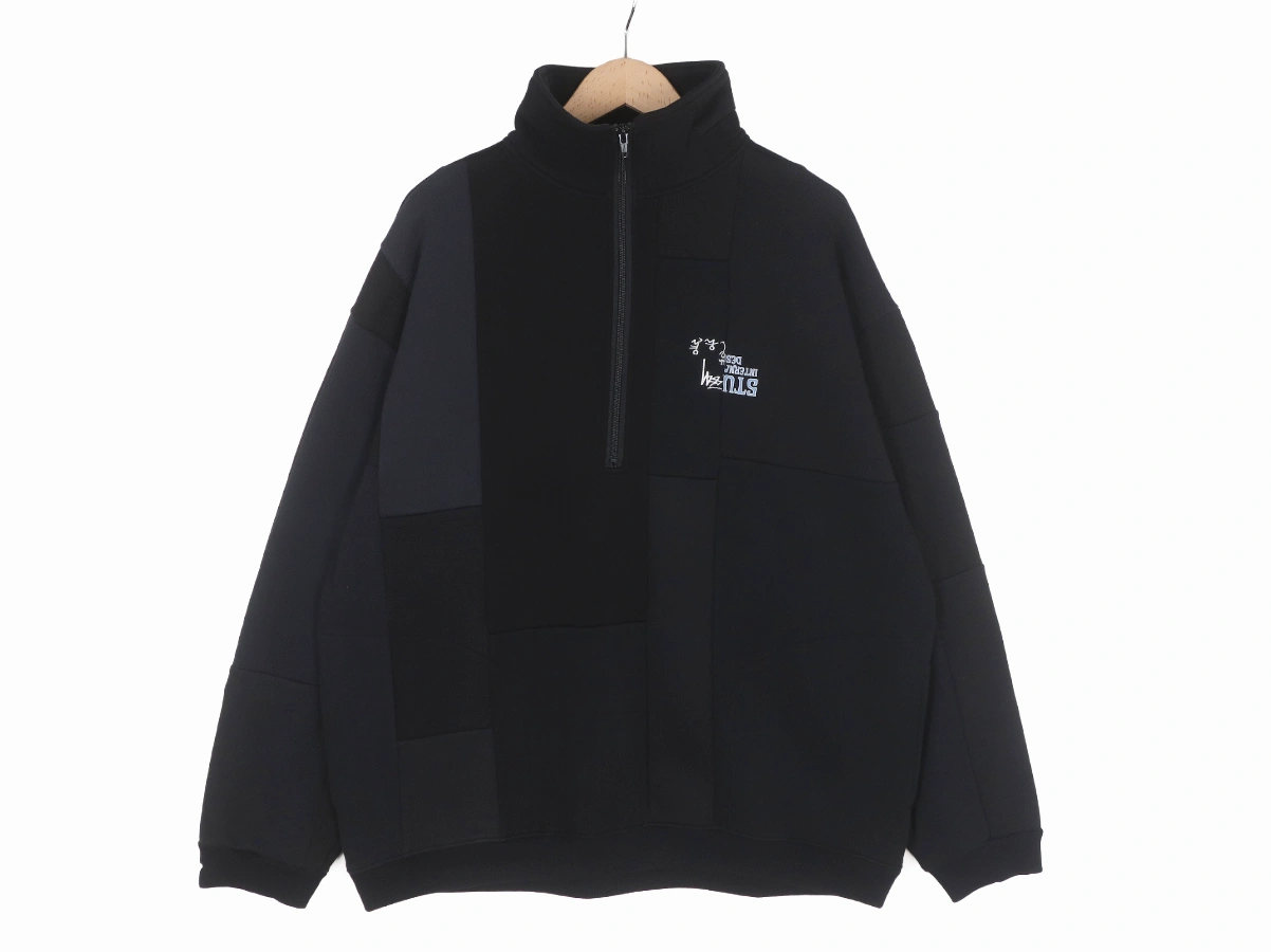 【Takaya Hioki タカヤ ヒオキ】OLD STUSSY REMAKE HALF ZIP SWEATSHIRTS [ SIZE XL ]