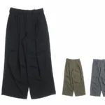 【SLICK スリック】Double Cloth Knee Tuck Over Pants ツイルニータックパンツ