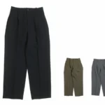 【SLICK スリック】Double Cloth One Tuck Tapered Pants テーパードパンツ