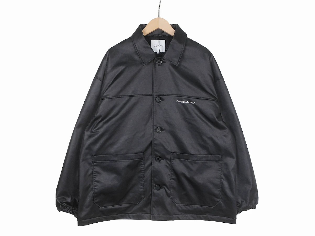 【COOTIE PRODUCTIONS】Damp Coated Satin Car Coat コート