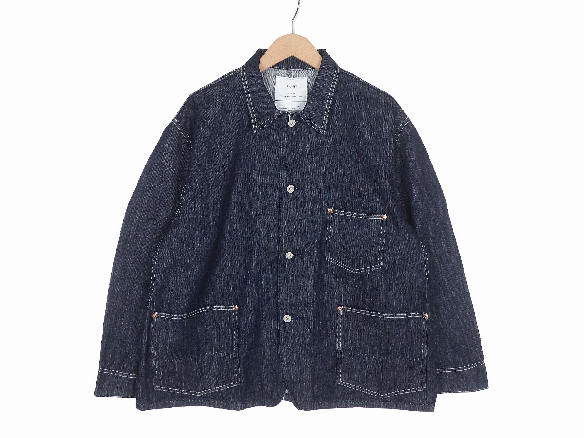 【H.UNIT エイチユニット】Denim Coveralls (One Wash)[INDIGO]