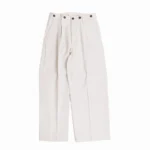 【H.UNIT エイチユニット】Weapon Two Tuck Crownsize Trousers [IVORY] ツータックパンツ