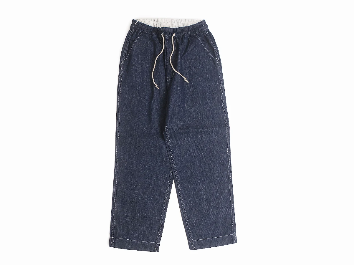 【H.UNIT エイチユニット】Denim Work Easy Pants (One Wash) [INDIGO] デニムワークイージーパンツ