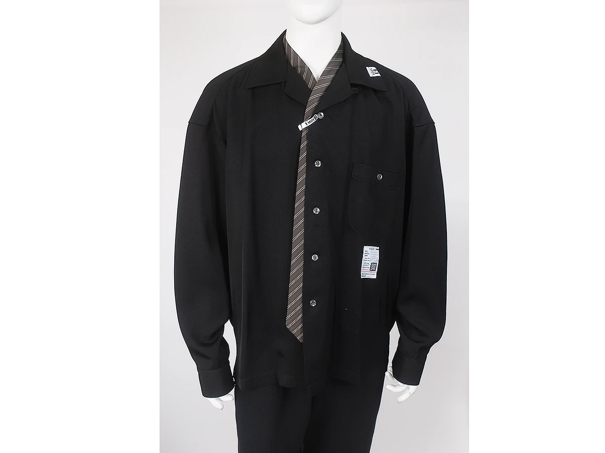 【Maison MIHARA YASUHIRO】ATTACHED TIE L/S SHIRTS シャツ