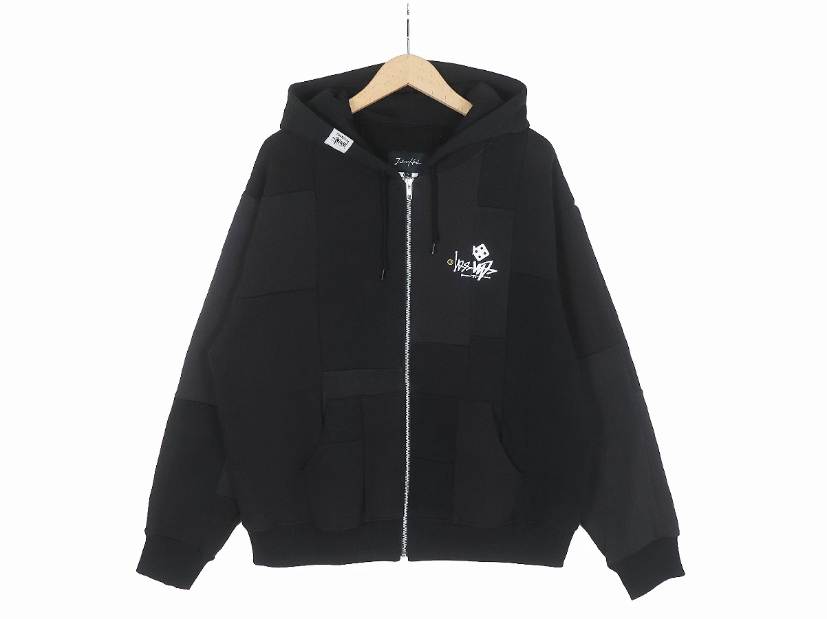 【Takaya Hioki タカヤ ヒオキ】OLD STUSSY REMAKE HOODIE (ZIPUP) [ SIZE L ]