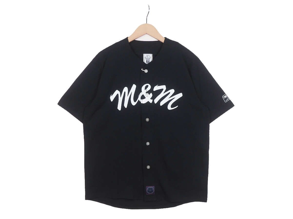 【m&m custom performance エム&エム カスタムパフォーマンス】COTTON BASEBALL SHIRT