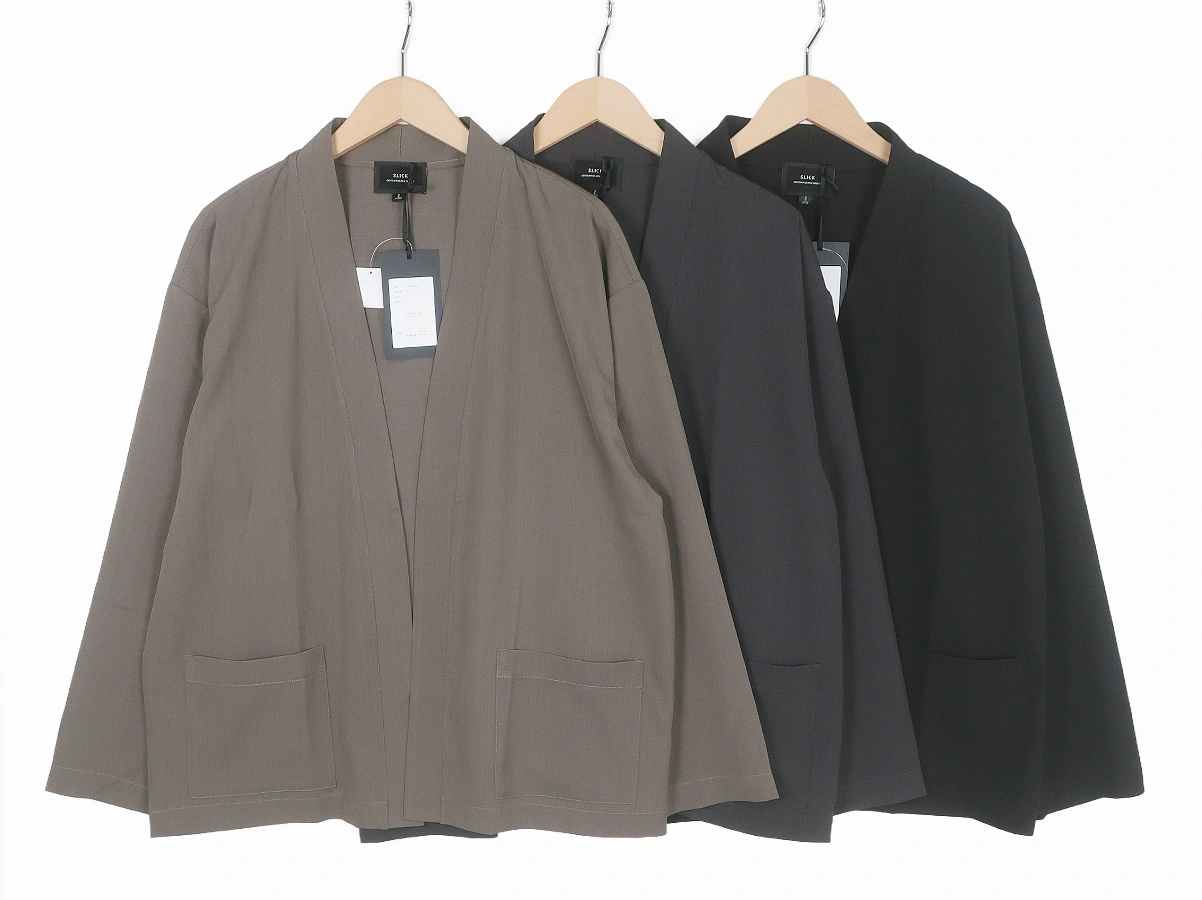 【SLICK スリック】Toro Stretch Button Less Cardigan ボタンレスカーディガン