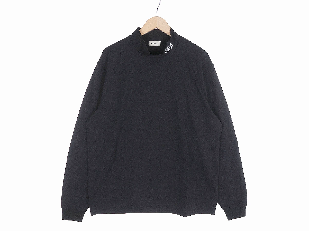 【WIND AND SEA ウィンダンシー】L/S Mock Neck Knit