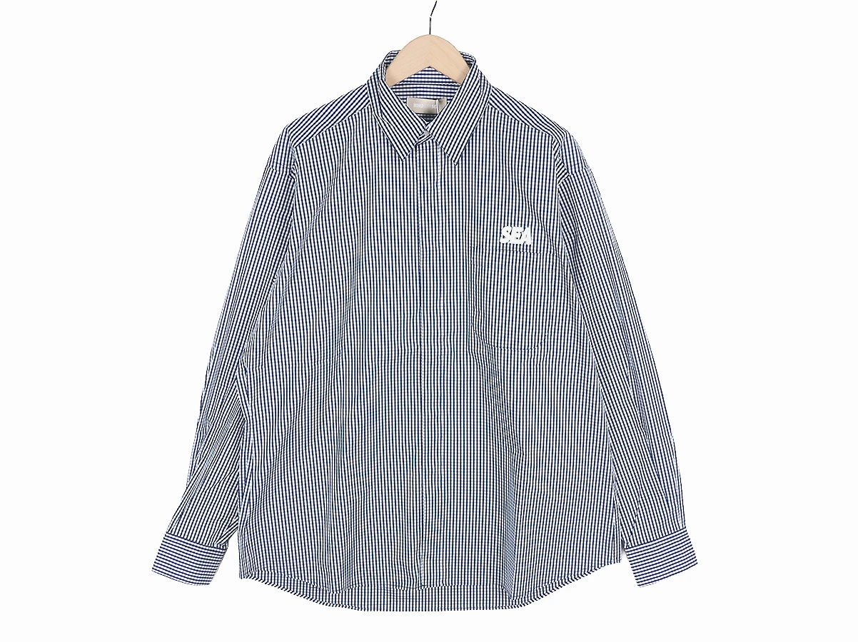 【WIND AND SEA ウィンダンシー】Cozy Gingham Check ShirtWDS-O-COZ-25-Q4-SH-03